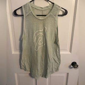 Peloton mint colored tank Sz S